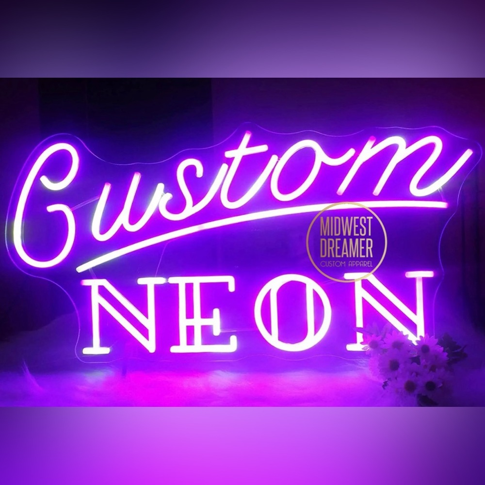 Custom led neon signs. Perfect for gifts, Mancave, weddings, Etc.